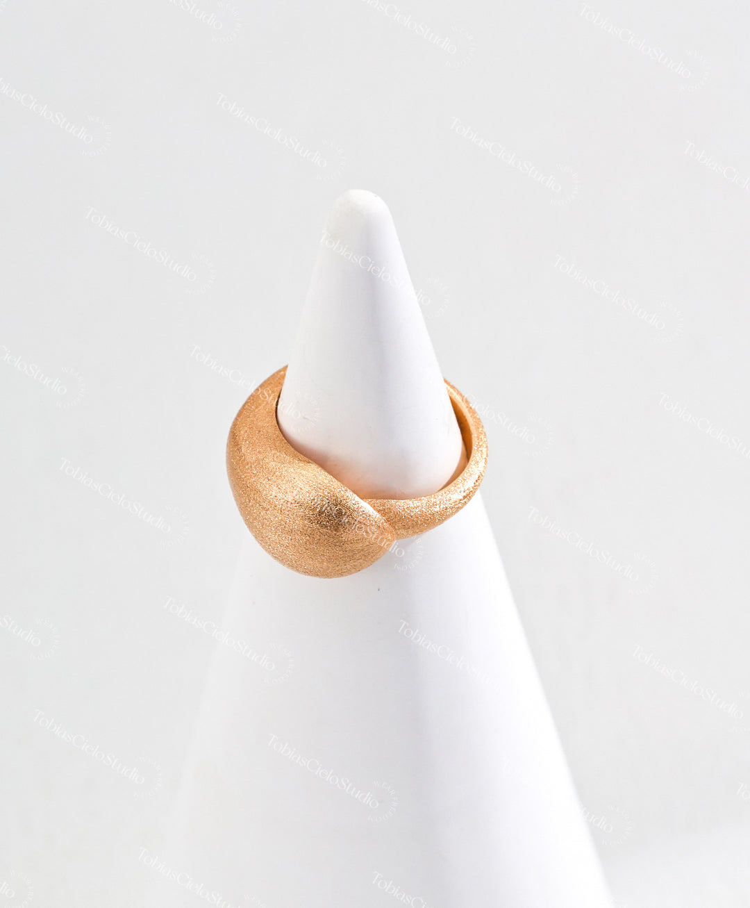 "Luna Tear" S925 Sterling Silver Drop style Ring