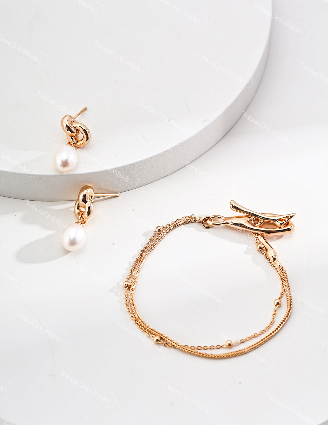 "Dear You" S925 Sterling Silver Interlocking Bracelet